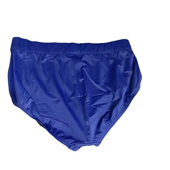 Dreamsuit Miracle brand NWT high waisted plus size swim bottoms blue - Picture 2 of 4